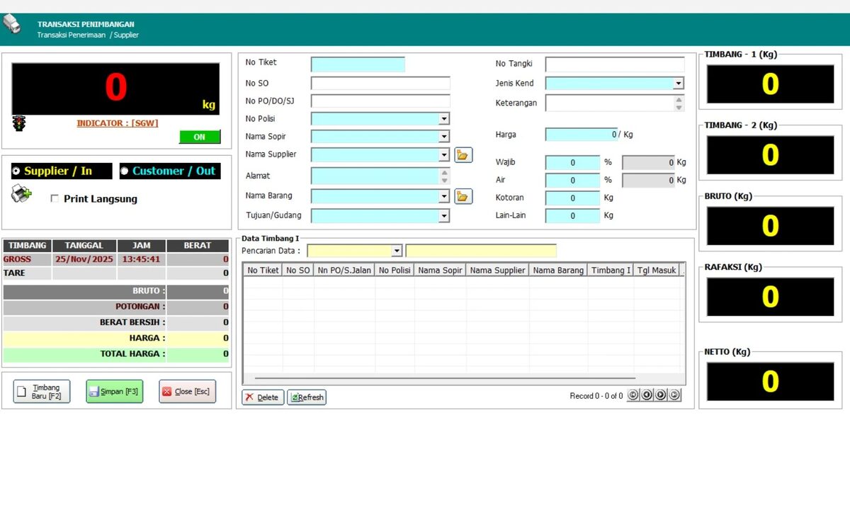 Software Jembatan Timbang (Truk) β foto 2