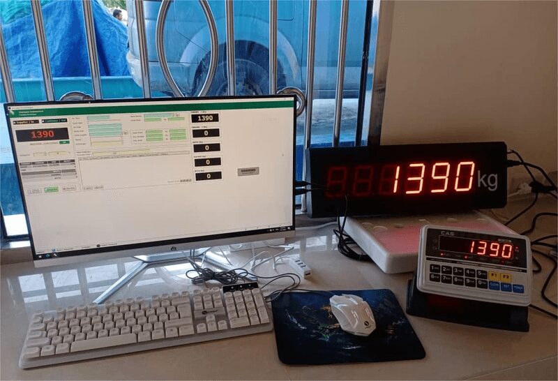 Sistem Client-Server Jembatan Timbang